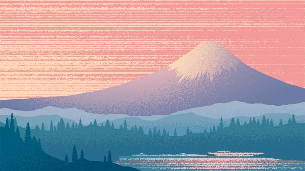 日本的风景富士山素材图片