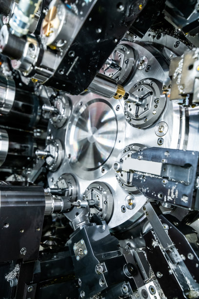 机械工业机械:内装一台现代多轴数控车床图片下载