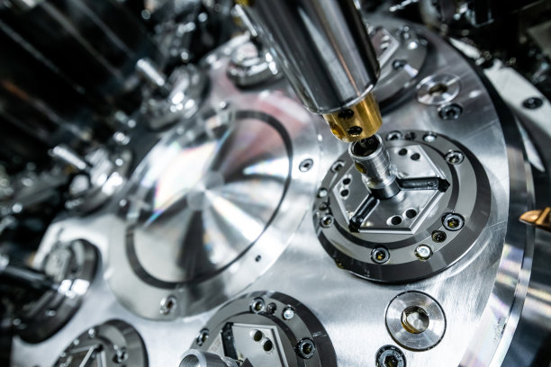 机械工业机械:内装一台现代多轴数控车床图片下载