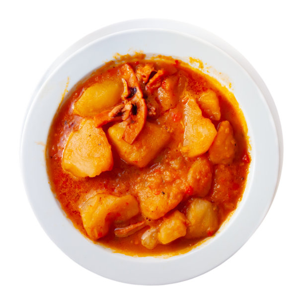 土豆烧鱿鱼图片下载