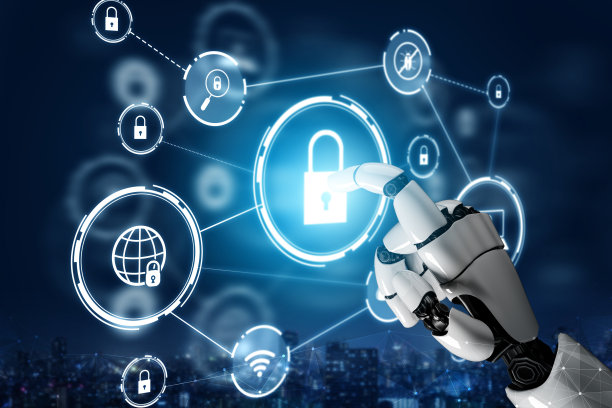 未来机器人人工智能概念。图片下载