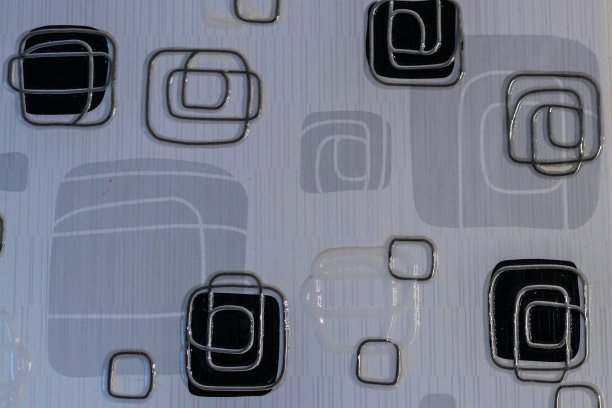 浴室墙上瓷砖纹理的特写图片下载