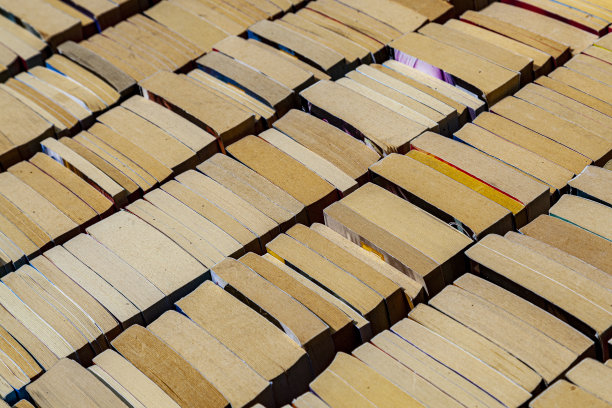 巴黎跳蚤市场上的旧书图片下载