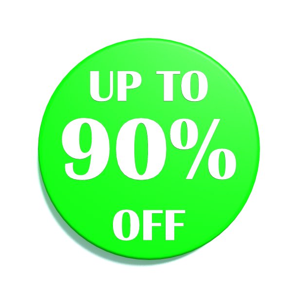 折扣设计3d按钮渲染图片下载