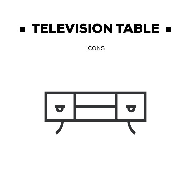 电视表线图标素材图片