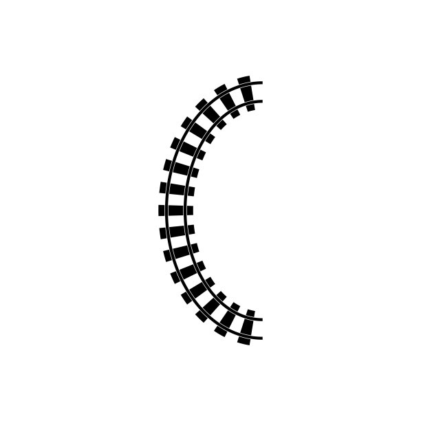 轨道列车方式矢量图像图片下载