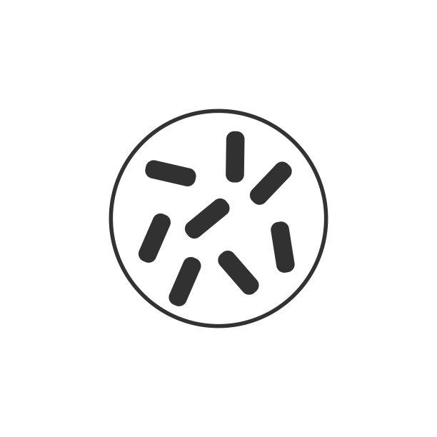 细菌，病毒，细菌图标。的冠状病毒。科学微生物图标。股票矢量插图孤立的白色背景。图片下载