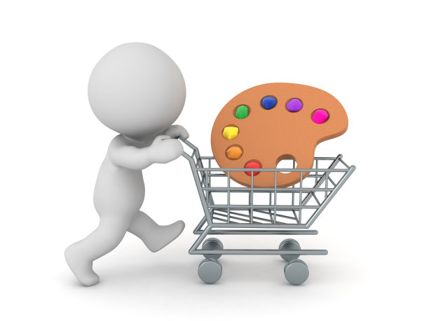 3D角色购买艺术家画家调色板图片下载