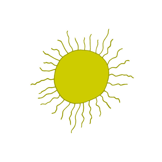 太阳、恒星、行星、太空物体。设计元素、图标主题为天空、艺术、空间。涂鸦简单原始的插图图片下载