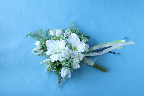 婚礼花束的香蒲和serruria图片下载