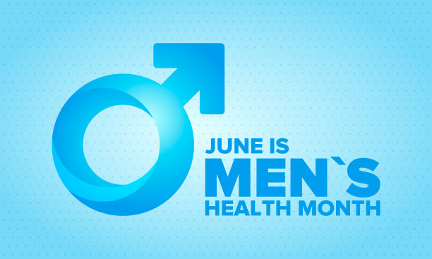 六月全国男性健康月健康教育计划。每年在美国庆祝。医学概念。护理和健康。海报、卡片、横幅和背景。矢量图图片下载