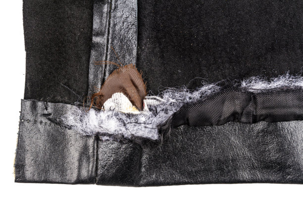 一块黑色皮革，背面图片下载