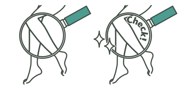 女性legs-check素材图片