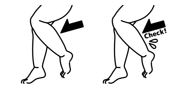 厚的女性legs-check图片下载