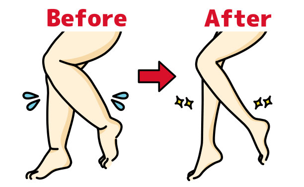 比较女性的粗腿和细腿图片下载