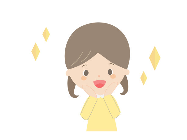 兴奋的女孩素材图片