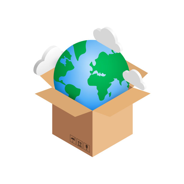 全球物流搬迁等距概念图片下载