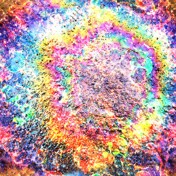 抽象背景无缝图案彩虹现代霓虹酸彩色超现实纹理设计图片下载