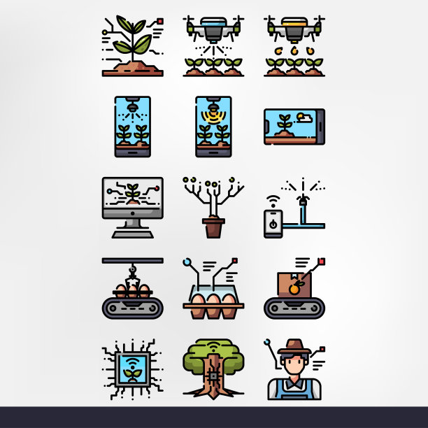 智能农场图标设置1，颜色轮廓图片下载