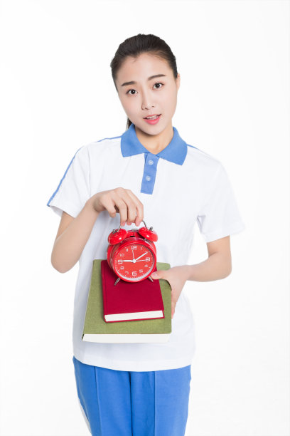 穿着短袖制服的女孩图片下载