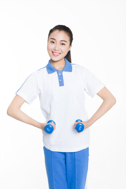 穿着短袖制服的女孩图片下载