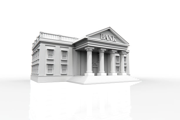 商业和金融概念银行大楼股票照片图片下载