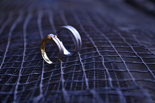 一对戒指图片下载