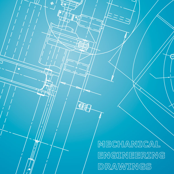 蓝图,素描。工程说明向量。封面，传单，横幅，背景图片下载