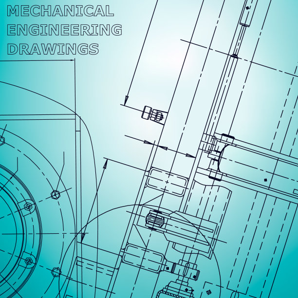 蓝图,素描。工程说明向量。封面，传单，横幅，背景图片下载