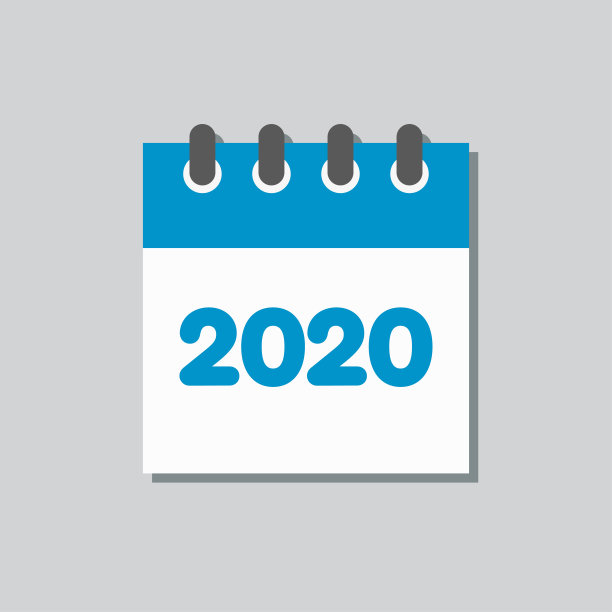 矢量图标日历年2020年，一年中的一天图片下载