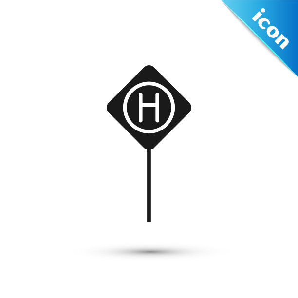 灰色停车图标孤立在白色背景。街头路标。矢量图图片下载