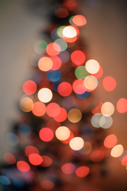 散景圣诞灯图片下载