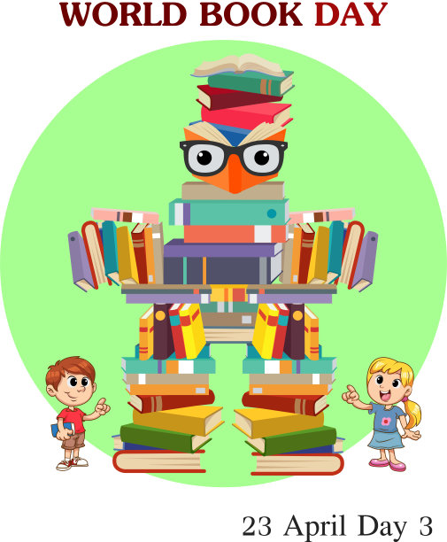世界图书日平面设计图片下载