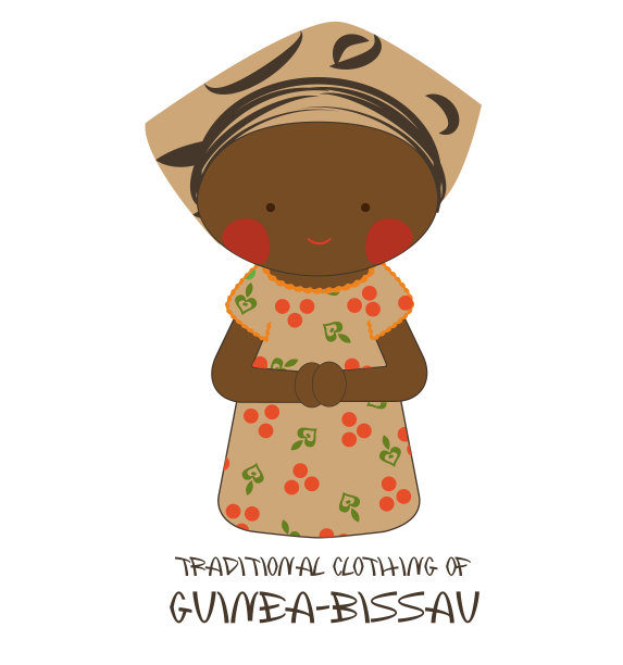 非洲传统服装，几内亚比绍图片下载