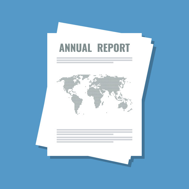 年度报告与世界地图图片下载