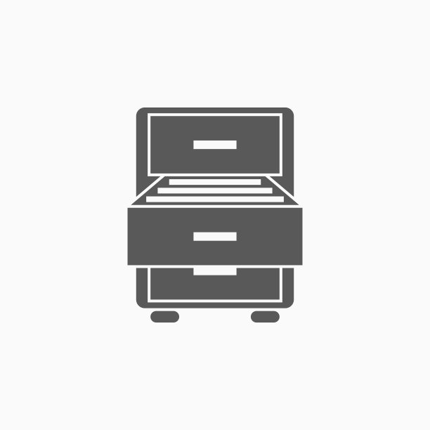 抽屉图标，托盘矢量图片下载