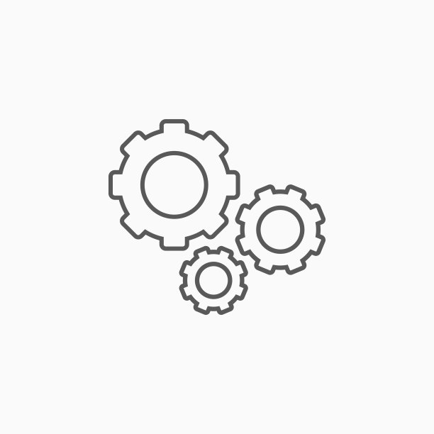 齿轮图标，齿轮矢量图片下载