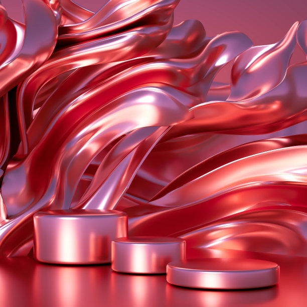 带有底座和展示的美丽优雅背景3D图图片下载