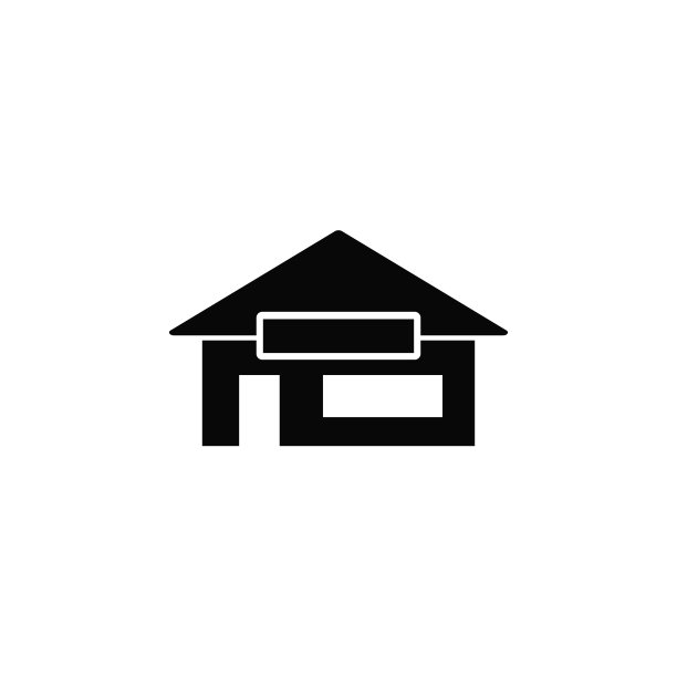 房子的轮廓,图标。元素简单的图标为网站，网页设计，移动应用程序，信息图表。粗线图标用于网站设计和开发，应用程序开发图片下载