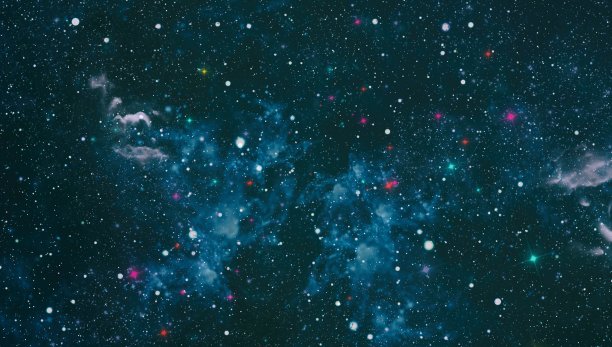 外太空。高清晰度星场背景。星空背景纹理。彩色星空外太空背景图片下载