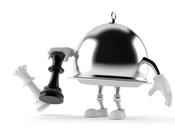 银餐饮圆顶人物下棋图片下载