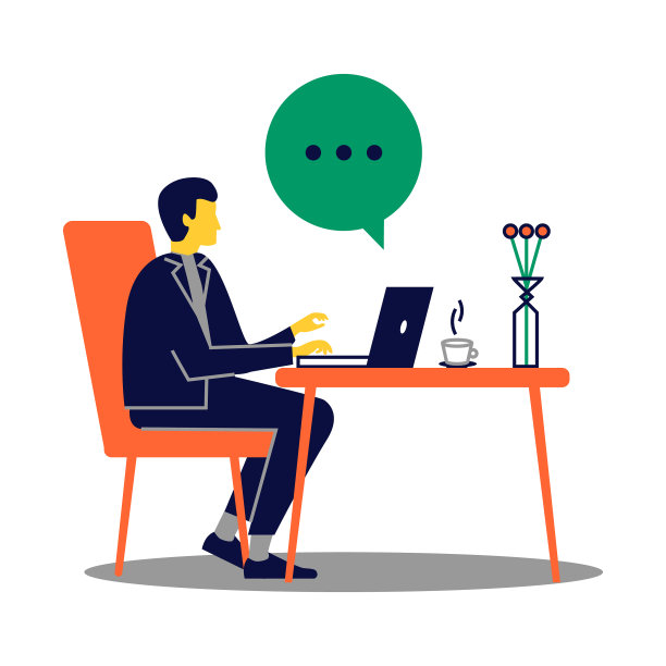 一个在家用笔记本电脑工作的男人图片下载