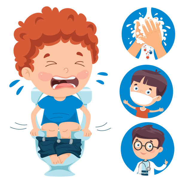 卡通人物的保健理念图片下载