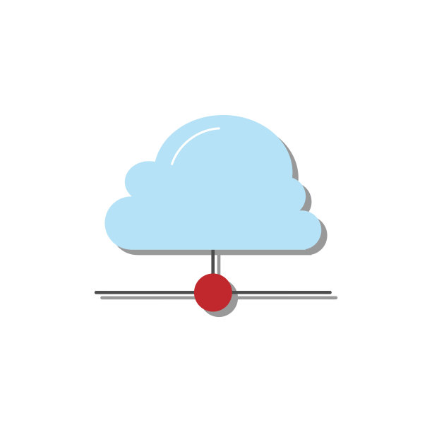 互联网托管。蓝色cloud.eps图片下载