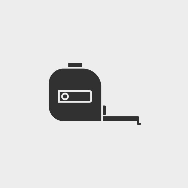 测量工具扁平图标矢量符号图片下载