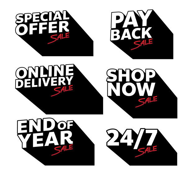弹出黑色星期五促销商店促销标签的营销设计图片下载