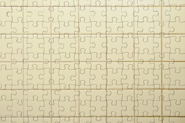 古老的米色瓷砖与拼图图片下载