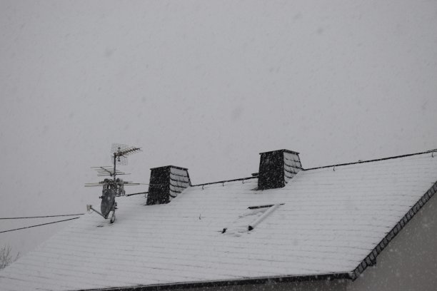 屋顶上的雪图片下载