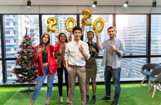 办公室圣诞派对图片下载