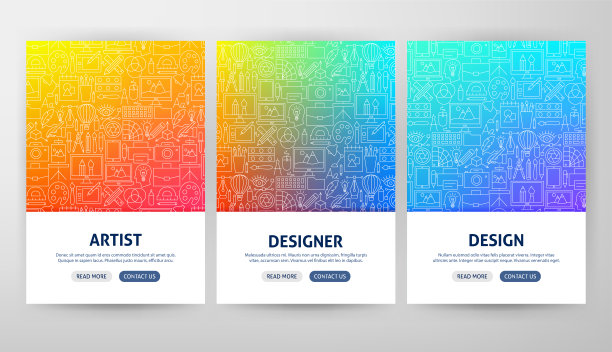 传单设计概念图片下载